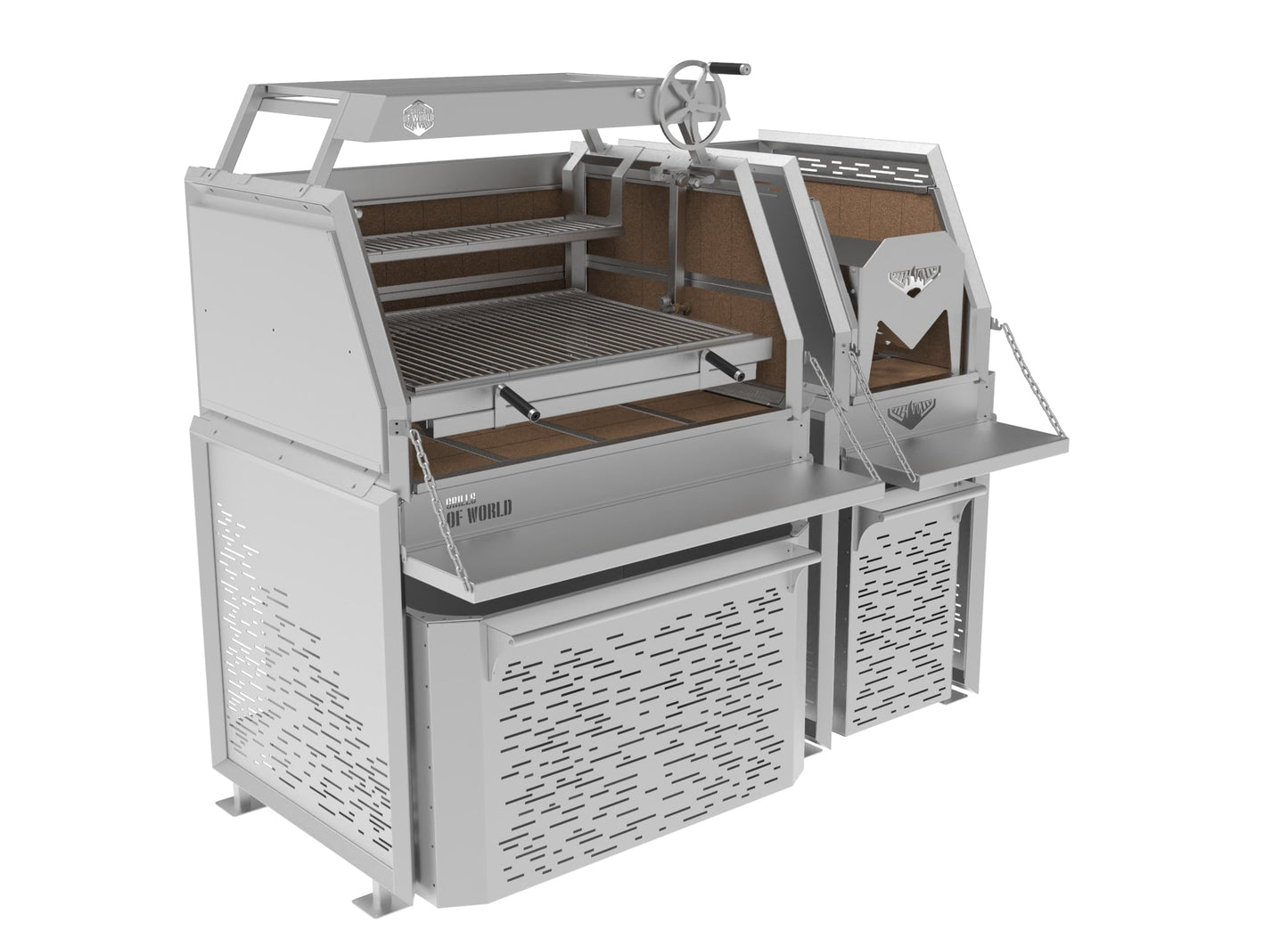 Professional Grill 4 Sections