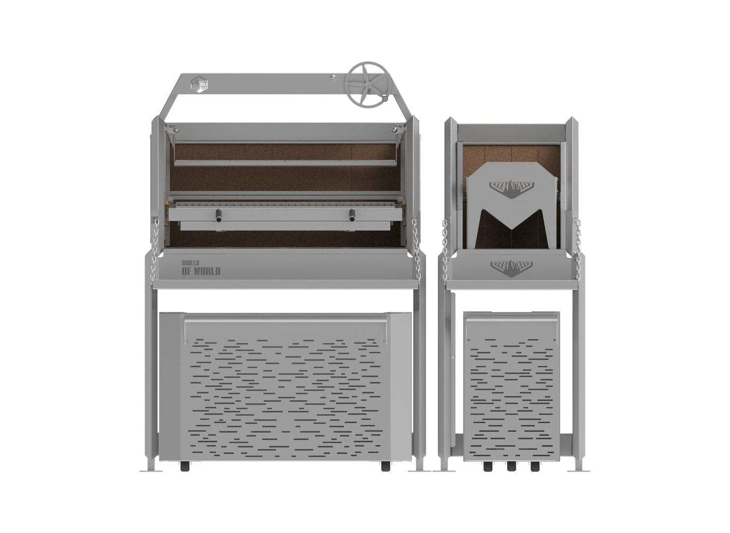 Professional Grill 4 Sections
