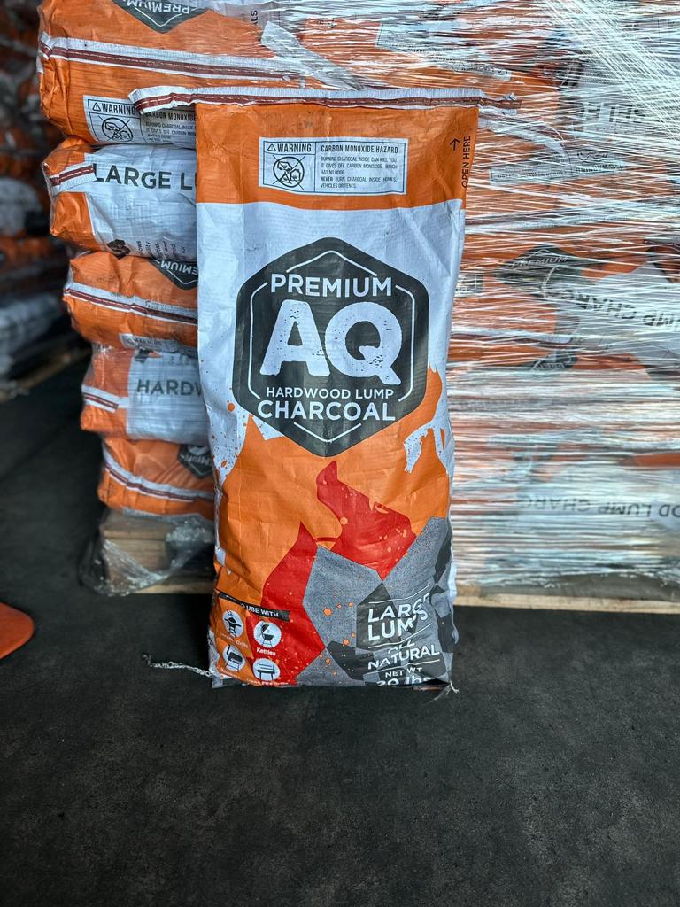 35 lbs - 20 Bag Pallet AQ Hardwood Lump Charcoal