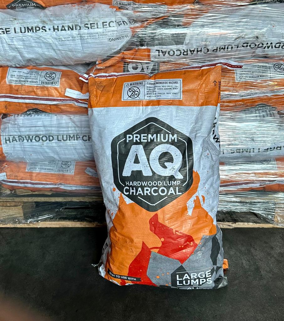 35 lbs - 20 Bag Pallet AQ Hardwood Lump Charcoal